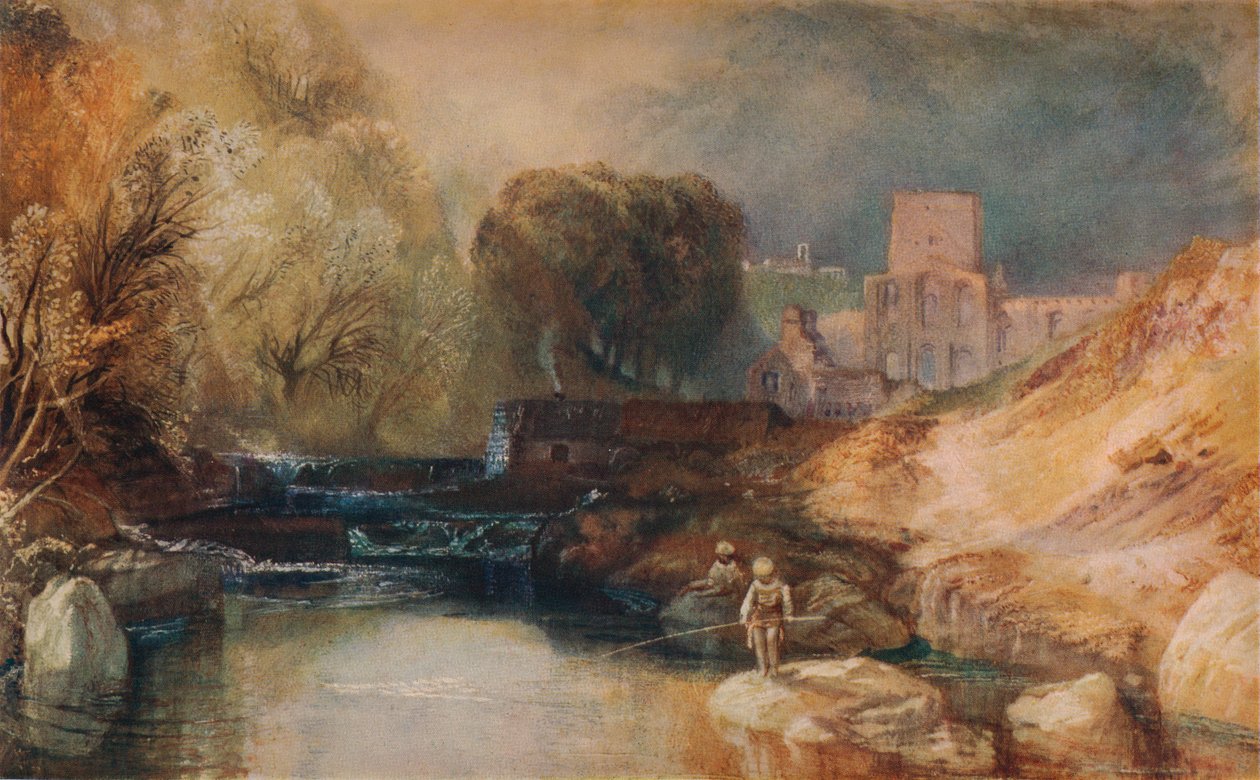 Brinkburn Priory, Northumberland, 1830, 1938 tekijältä Joseph Mallord William Turner