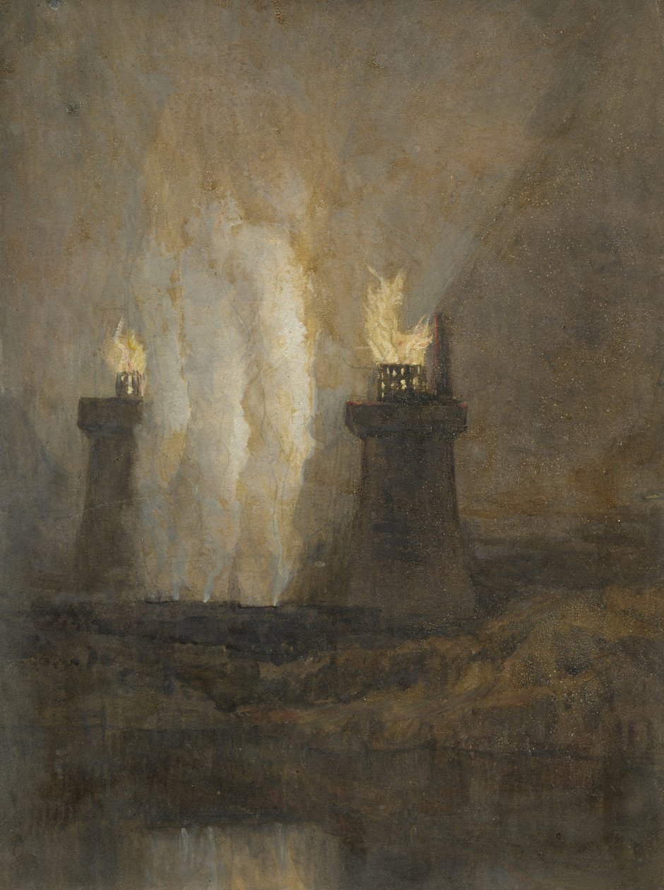 Carron Iron Works, noin 1800 tekijältä Joseph Mallord William Turner