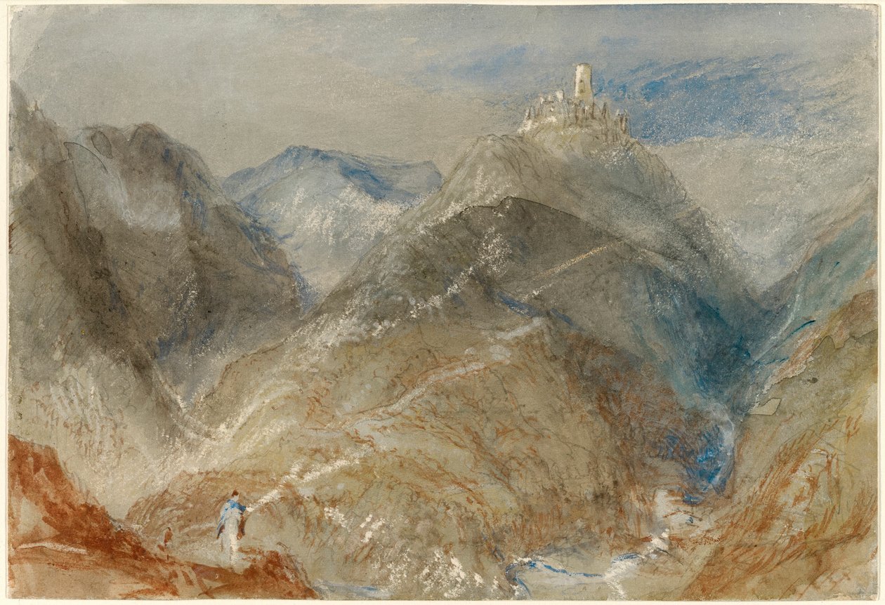 Linna korkeudella lähellä Geneveä tekijältä Joseph Mallord William Turner