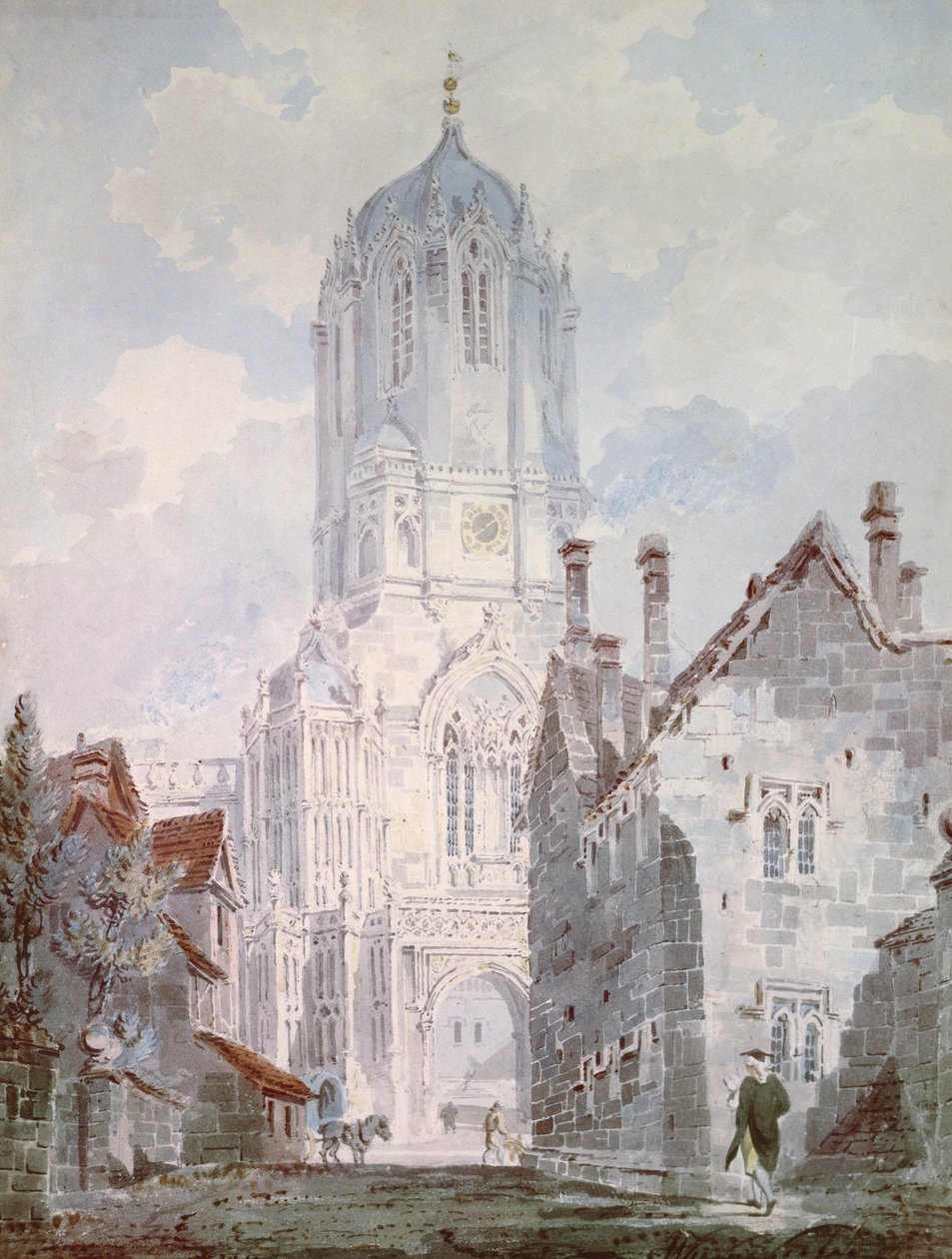 Christ Church, Oxford, 1795 tekijältä Joseph Mallord William Turner