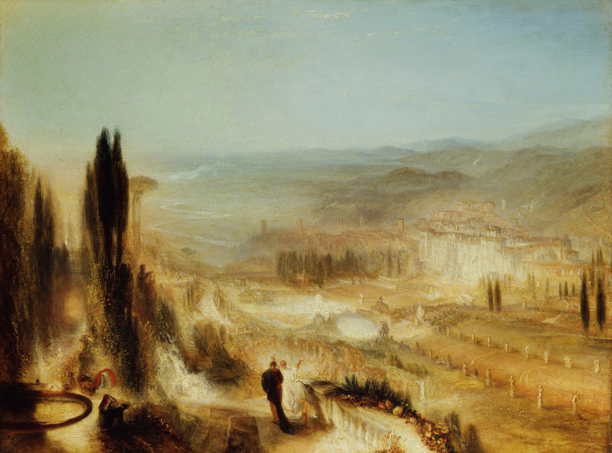 Cicero huvilassaan, n. 1839 tekijältä Joseph Mallord William Turner