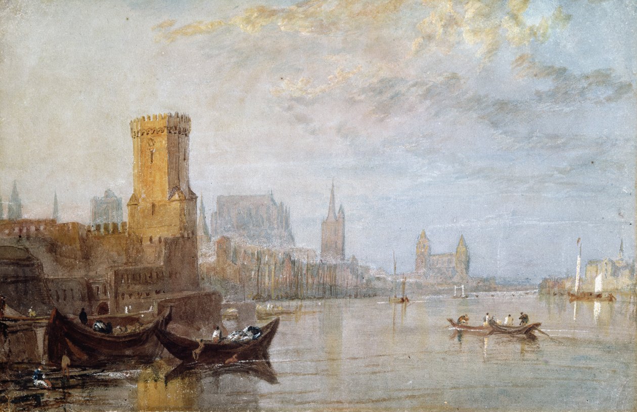 Köln Reinin rannalla tekijältä Joseph Mallord William Turner