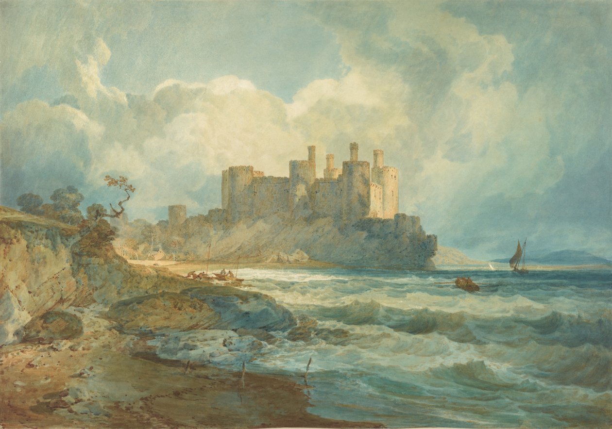 Conwayn linna, Pohjois-Wales tekijältä Joseph Mallord William Turner