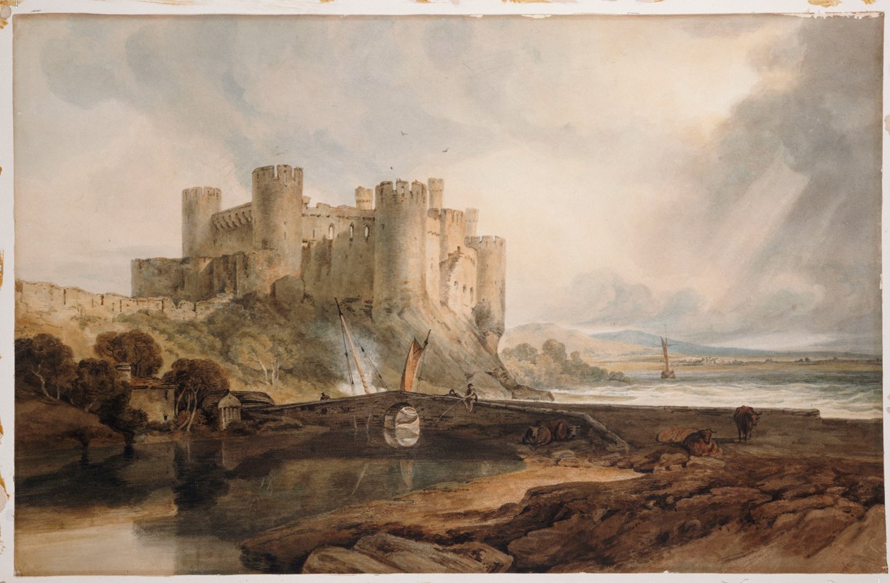 Conwayn linna, n. 1802 tekijältä Joseph Mallord William Turner