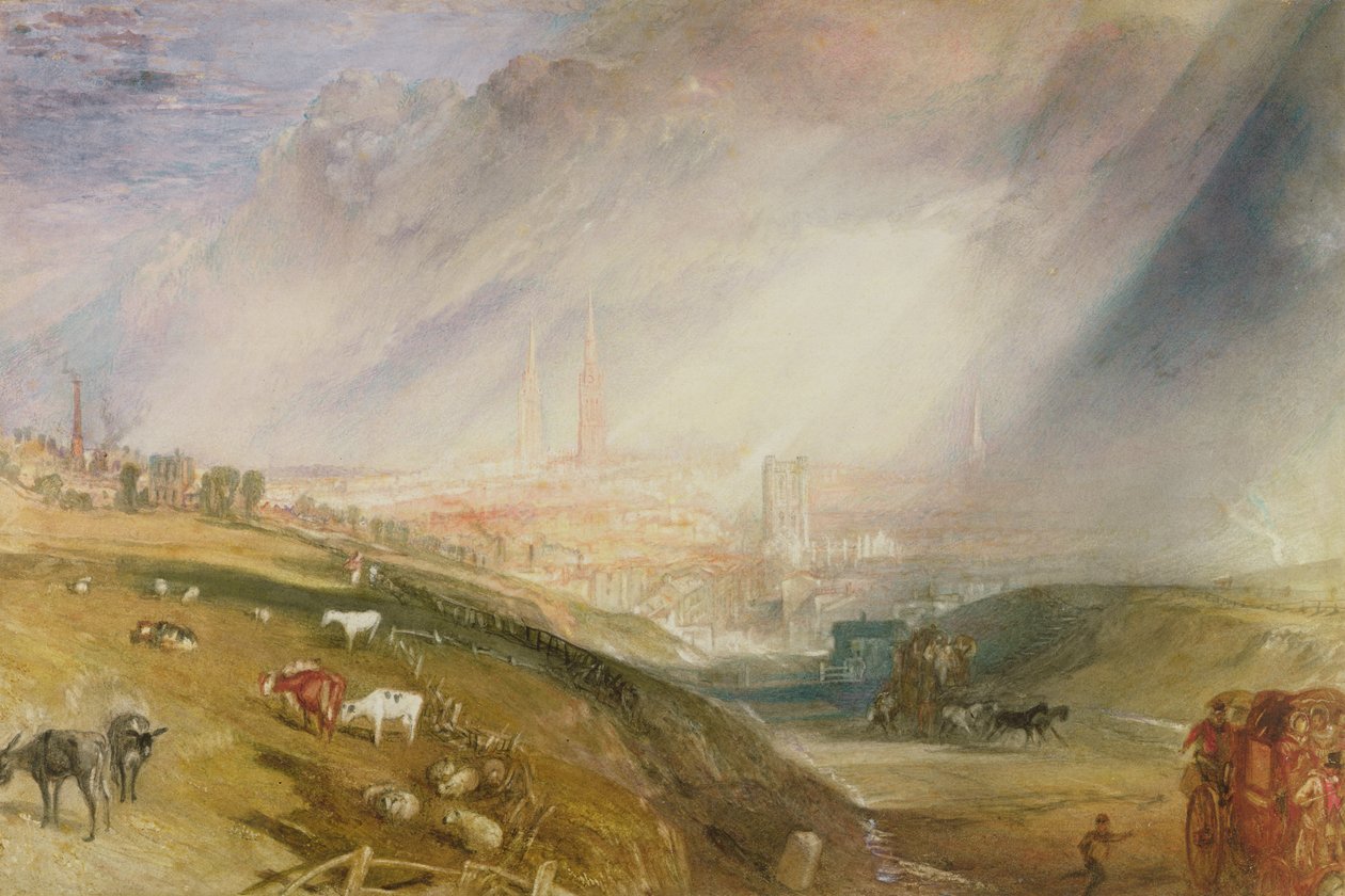 Coventry, Warwickshire, n. 1832 tekijältä Joseph Mallord William Turner
