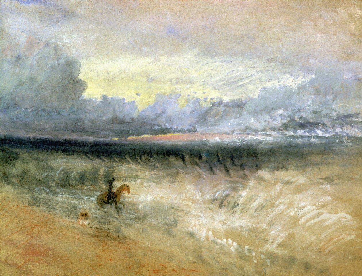 Dover (guassi) tekijältä Joseph Mallord William Turner