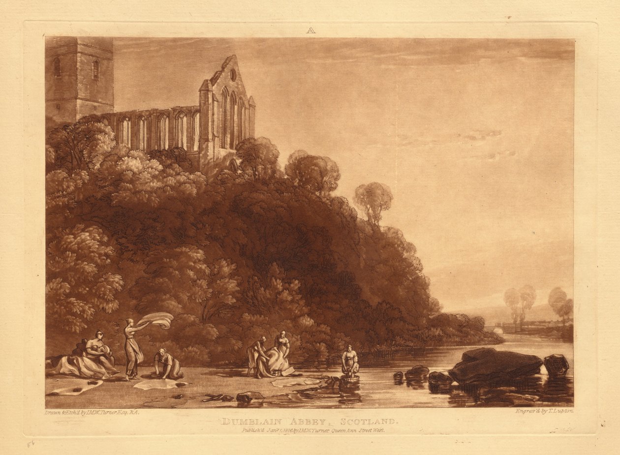 Dunblanen luostari tekijältä Joseph Mallord William Turner