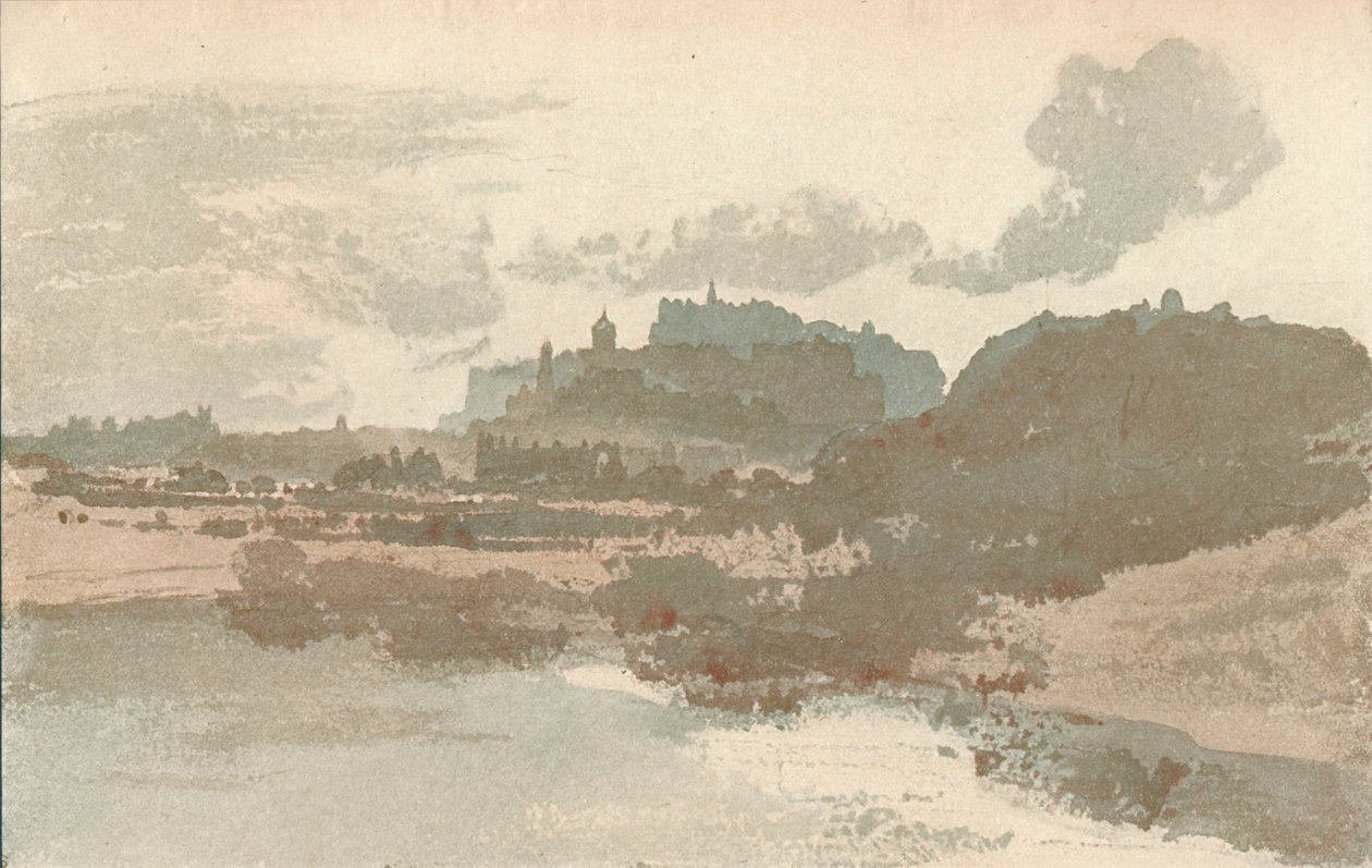 Edinburgh: St. Margarets Lochista, 1909 tekijältä Joseph Mallord William Turner