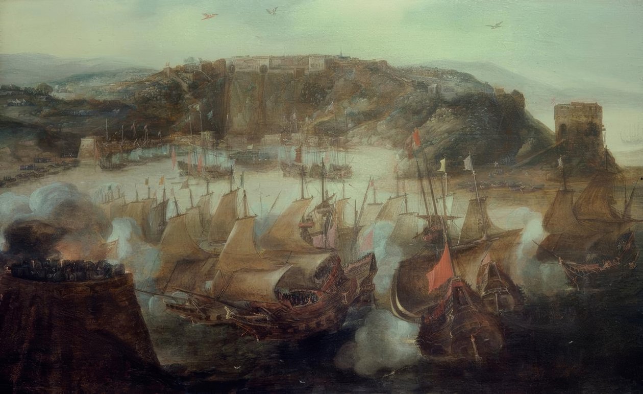 Salvadorin valloitus 1624 / A. v. Eertvelt tekijältä Joseph Mallord William Turner