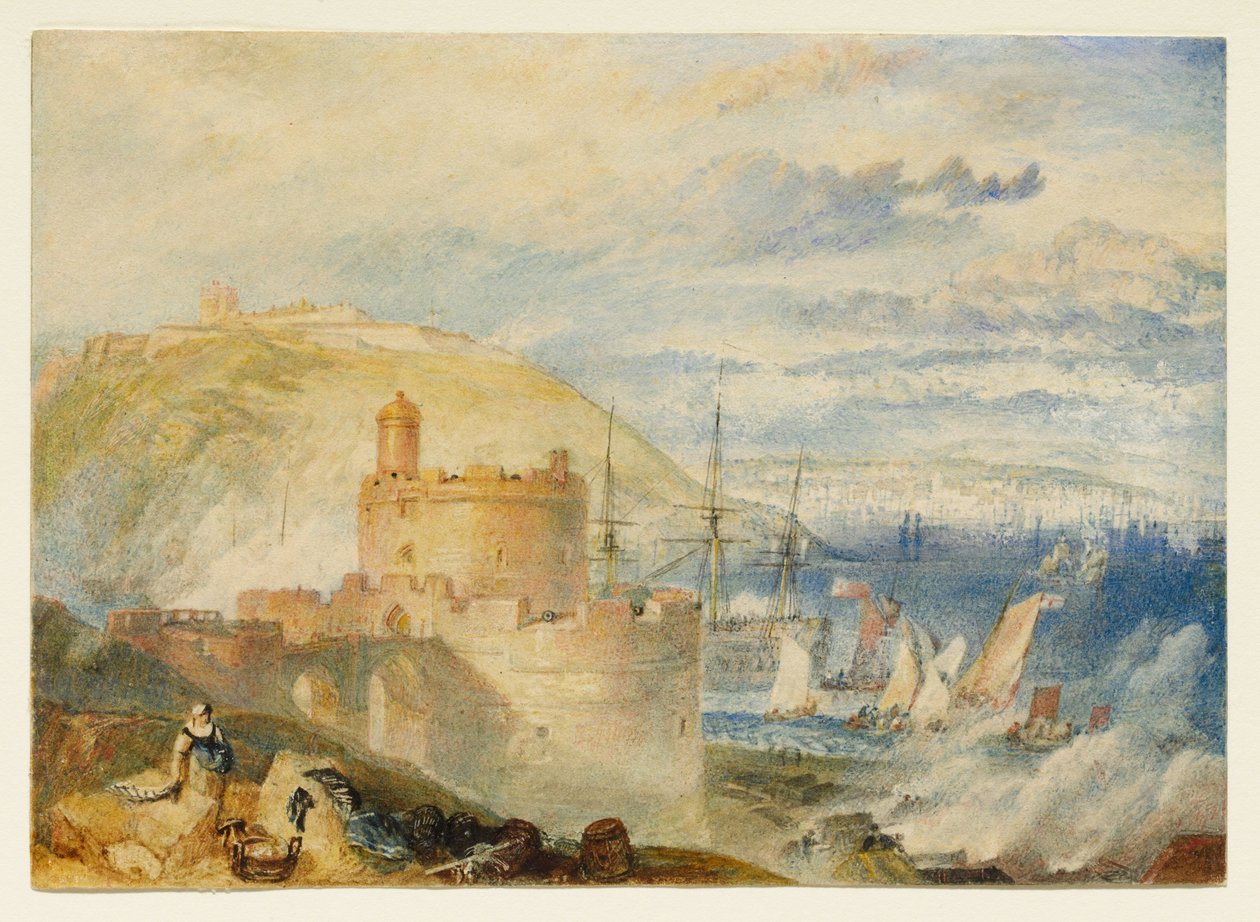 Falmouthin satama tekijältä Joseph Mallord William Turner