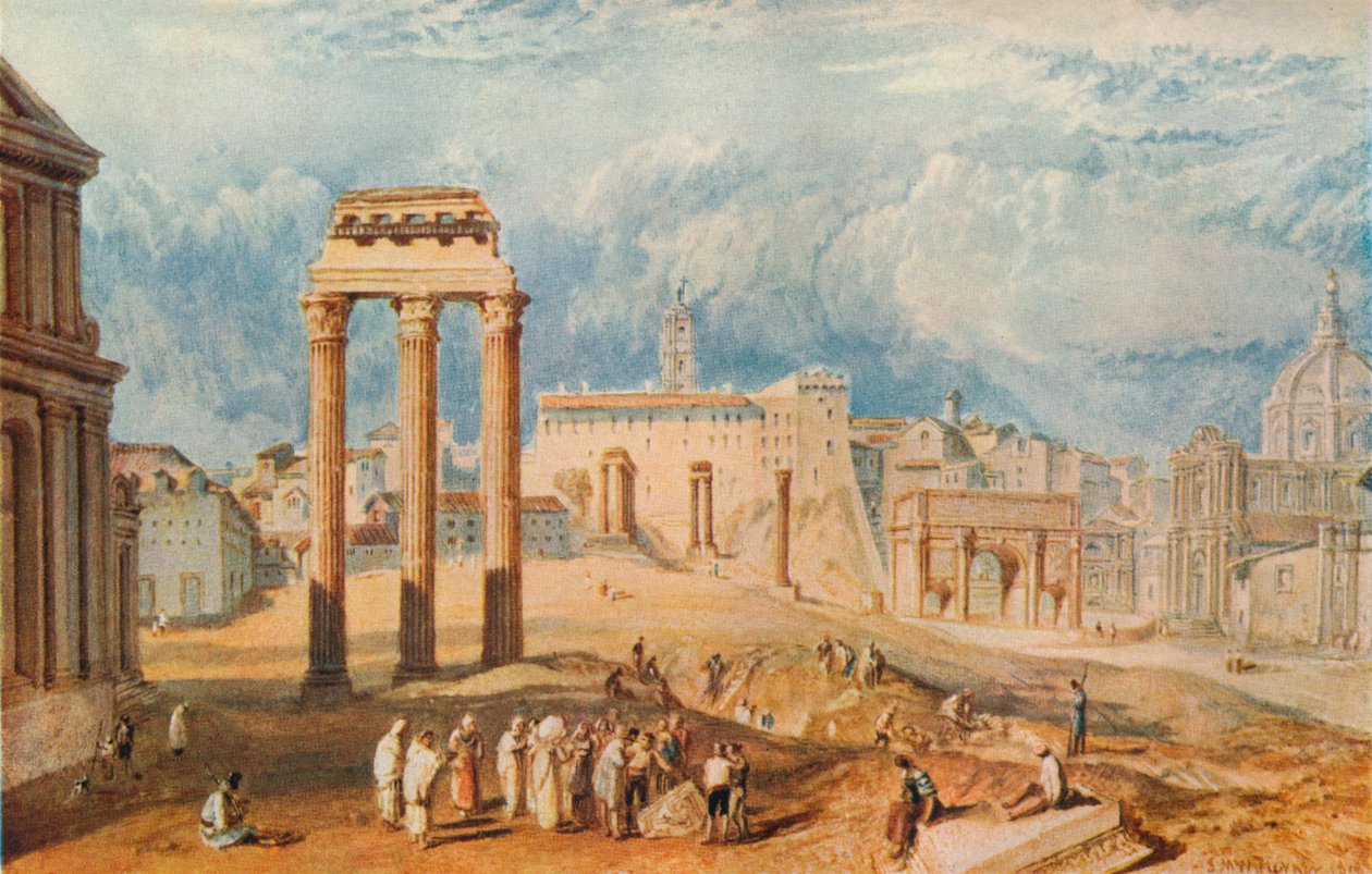 Forum Romanum, 1818 tekijältä Joseph Mallord William Turner