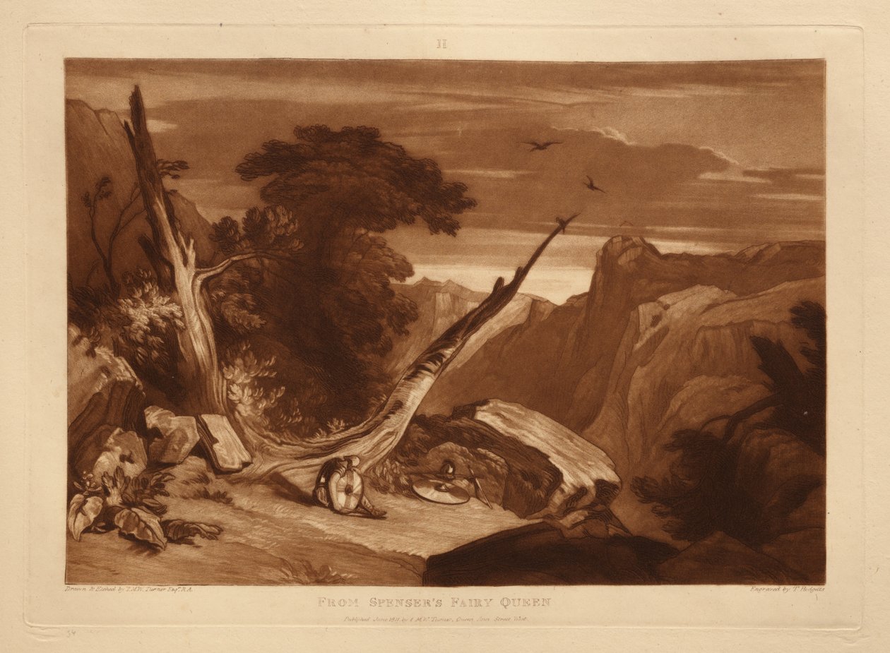 Spenserin teoksesta "Keijukuningatar" tekijältä Joseph Mallord William Turner