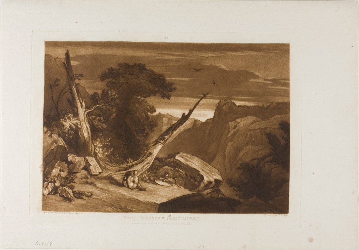 Spenserin Fairy Queene -teoksesta tekijältä Joseph Mallord William Turner