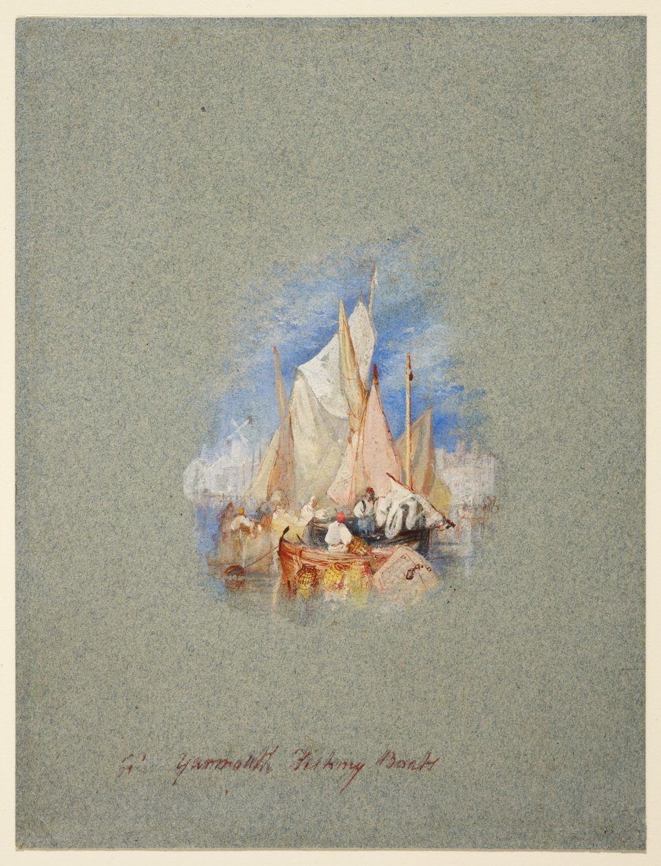 Great Yarmouthin kalastusveneet tekijältä Joseph Mallord William Turner