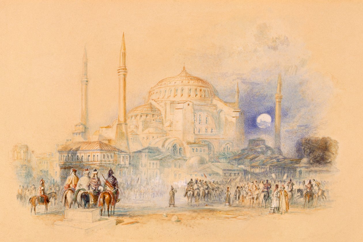 Hagia Sofia tekijältä Joseph Mallord William Turner