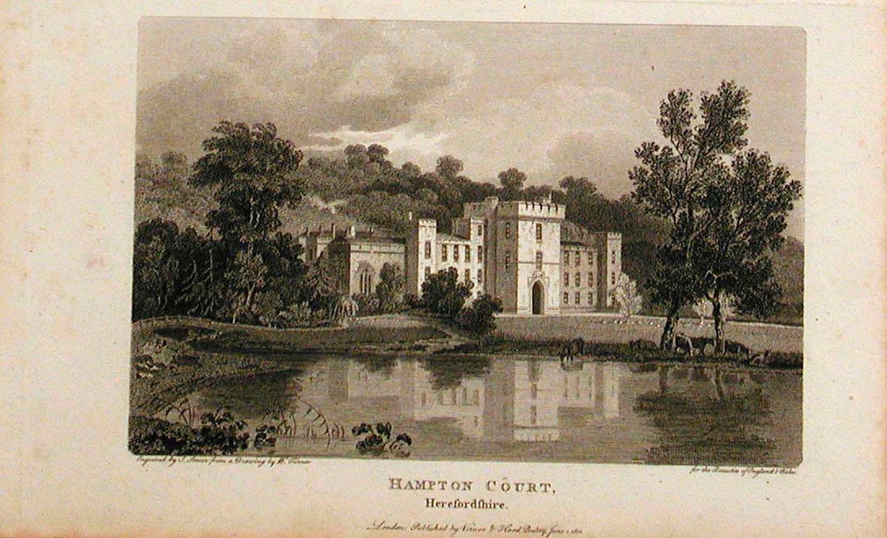 Hampton Court, Herefordshire tekijältä Joseph Mallord William Turner