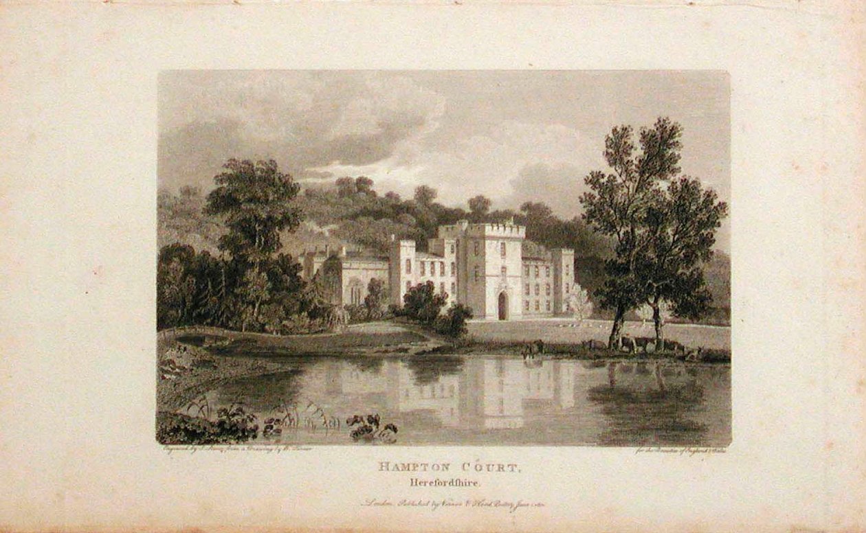 Hampton Court, Herefordshire tekijältä Joseph Mallord William Turner