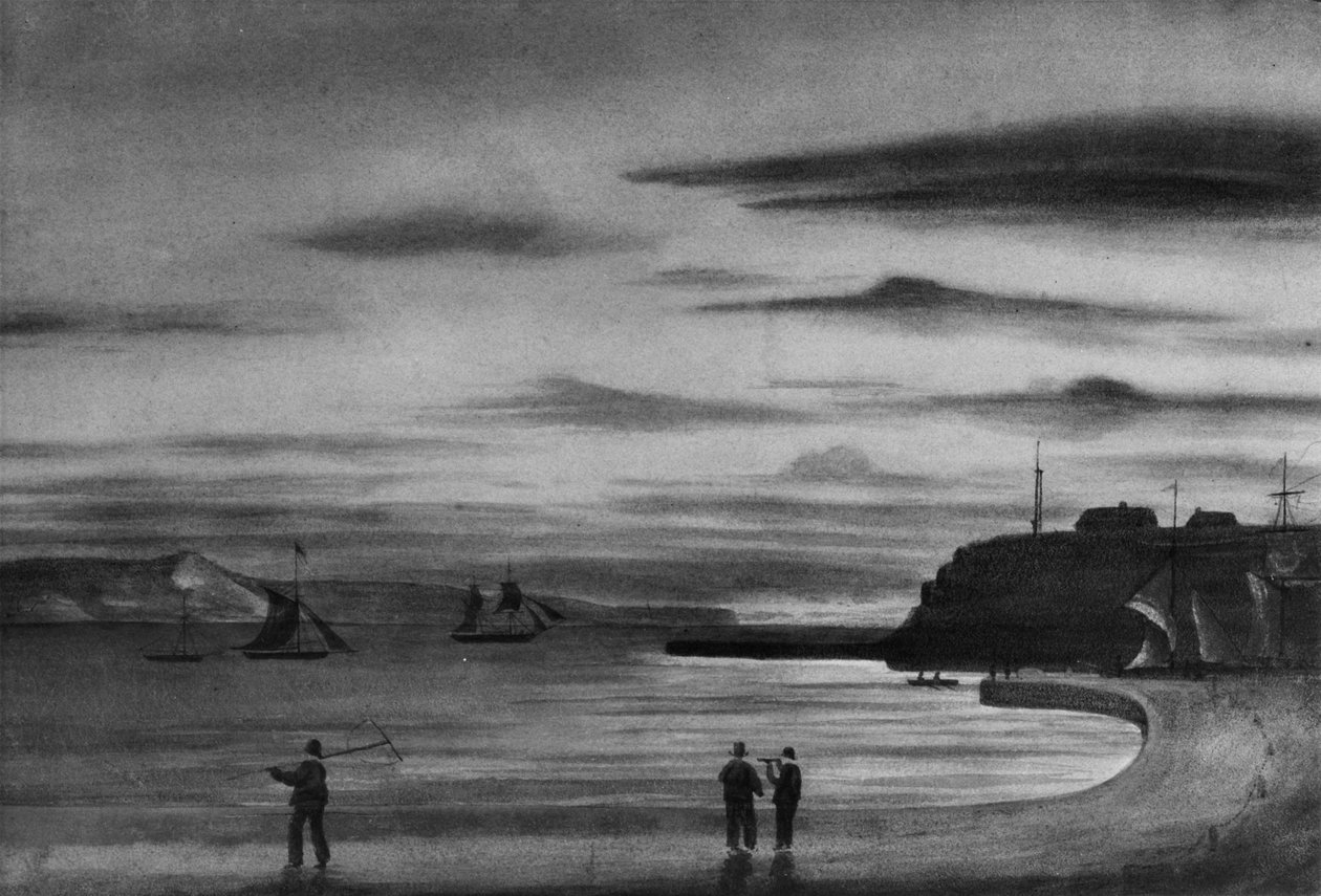 Satamakohtaus tekijältä Joseph Mallord William Turner