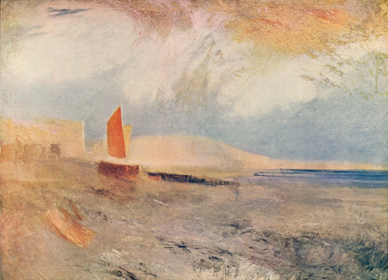 Hastings, 1800-luku, 1910 tekijältä Joseph Mallord William Turner