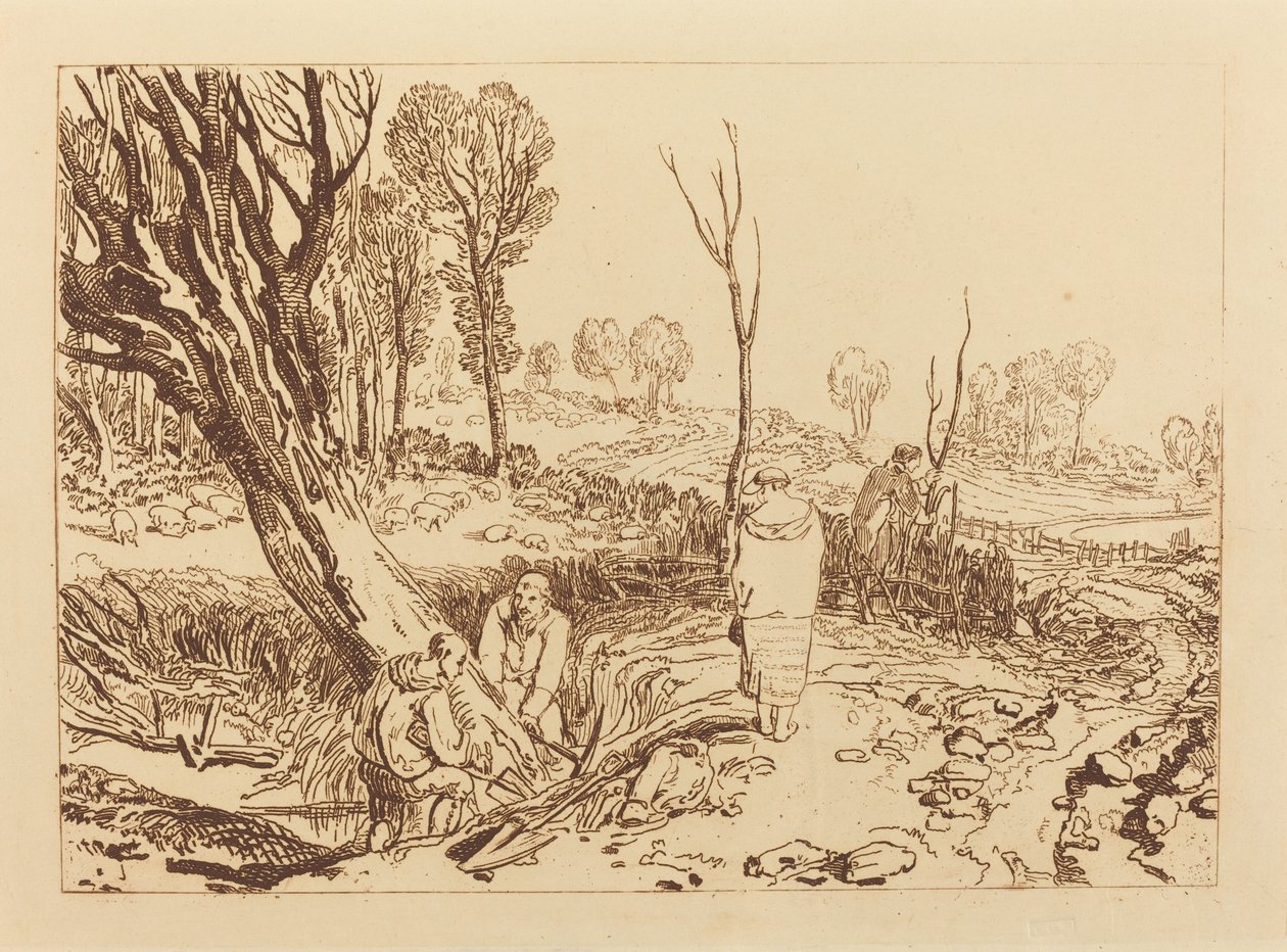 Suojaus ja ojitus tekijältä Joseph Mallord William Turner