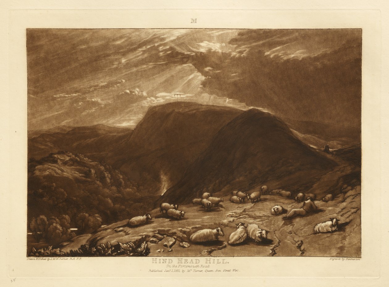 Hindhead Hill tekijältä Joseph Mallord William Turner