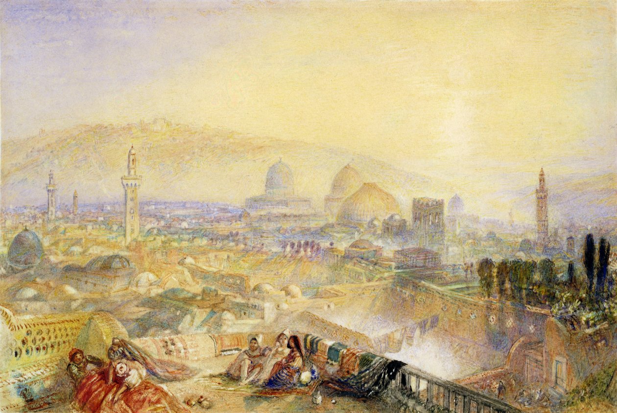 Jerusalem latinalaisesta luostarista (wc paperilla) tekijältä Joseph Mallord William Turner