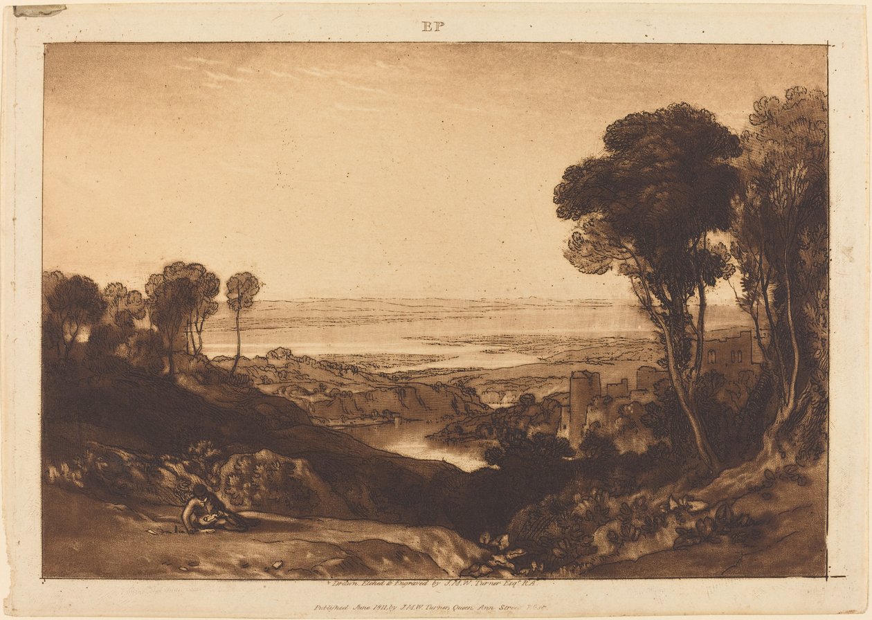Severnin ja Wyen risteys tekijältä Joseph Mallord William Turner