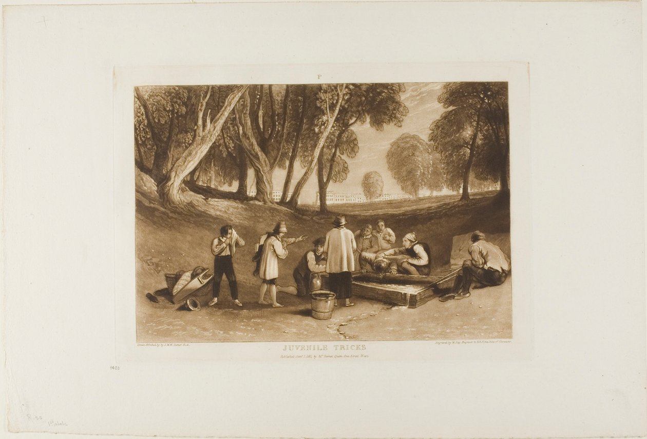 Nuorten temppuja, levy 22 Book of Studiesista tekijältä Joseph Mallord William Turner