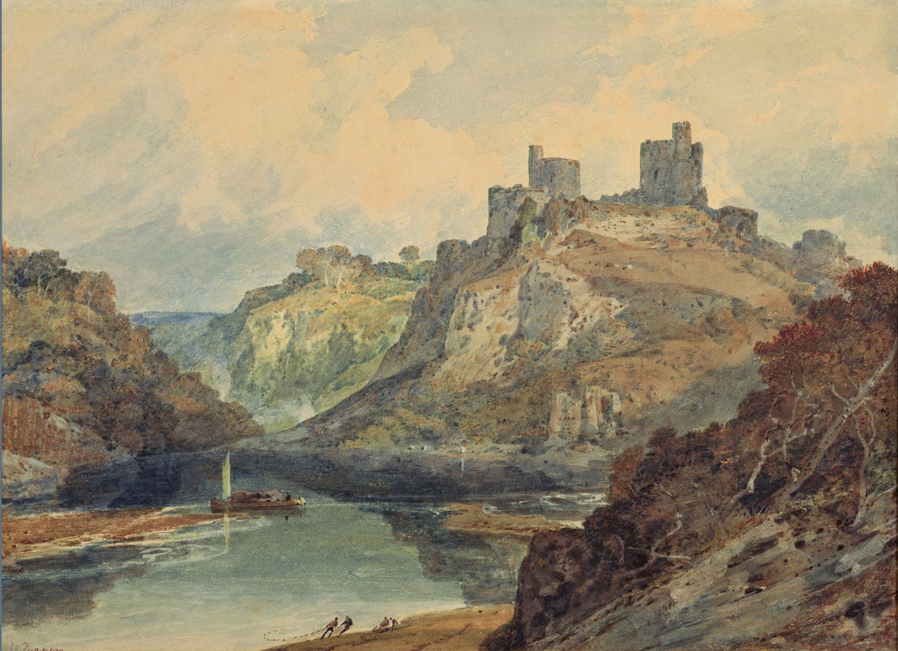 Kilgarranin linna, n. 1798 (akvarelli paperille) tekijältä Joseph Mallord William Turner