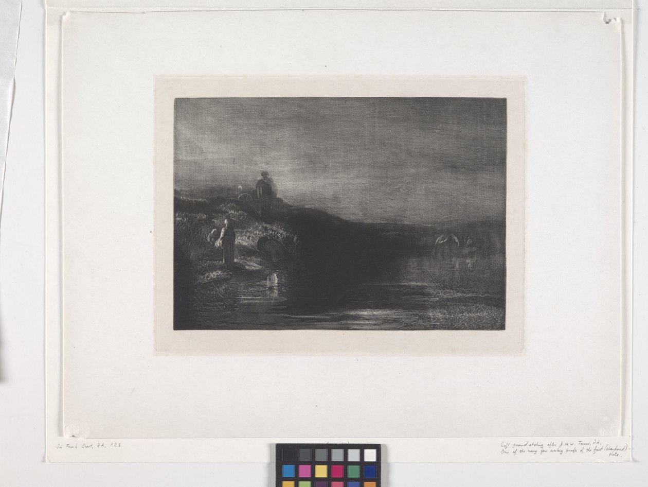 Kingston Bank, nro 1 tekijältä Joseph Mallord William Turner