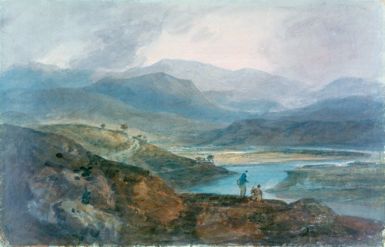 Lake, Skotlanti, 1801-1802. tekijältä Joseph Mallord William Turner