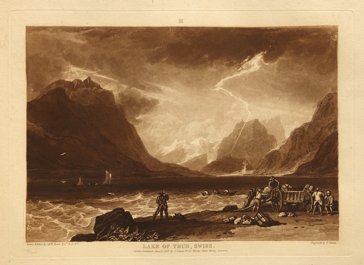 Thunjärvi tekijältä Joseph Mallord William Turner