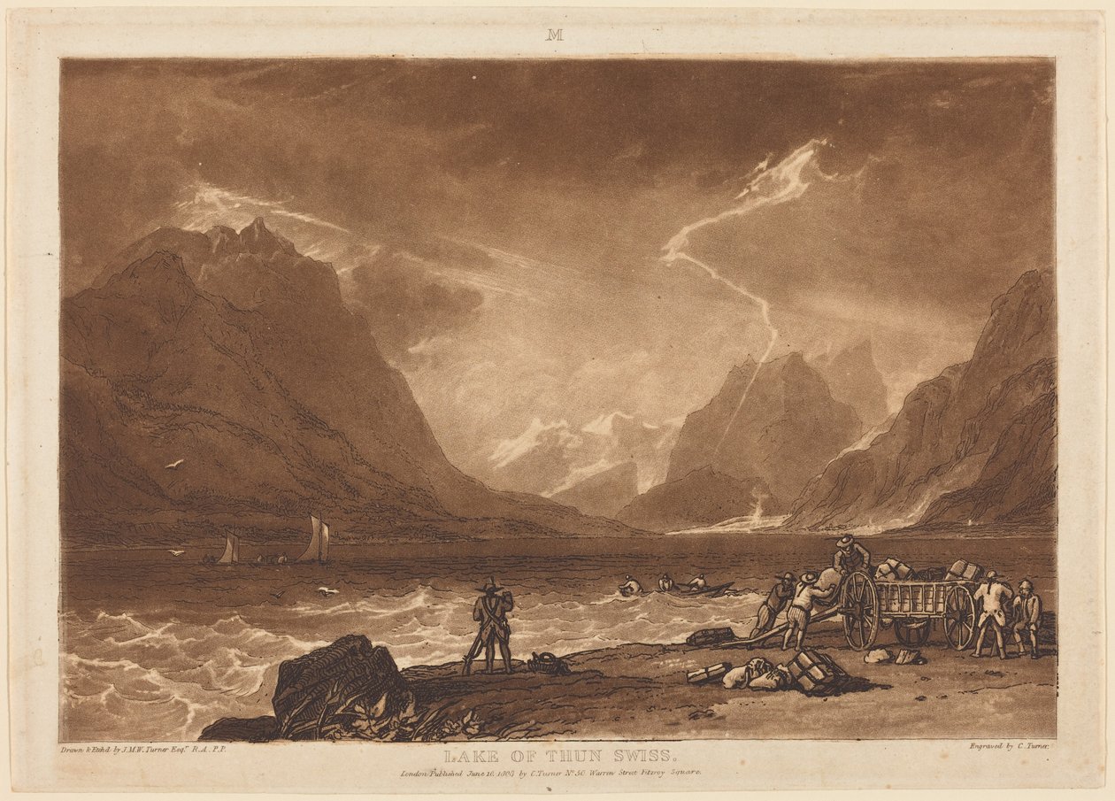 Thunjärvi tekijältä Joseph Mallord William Turner