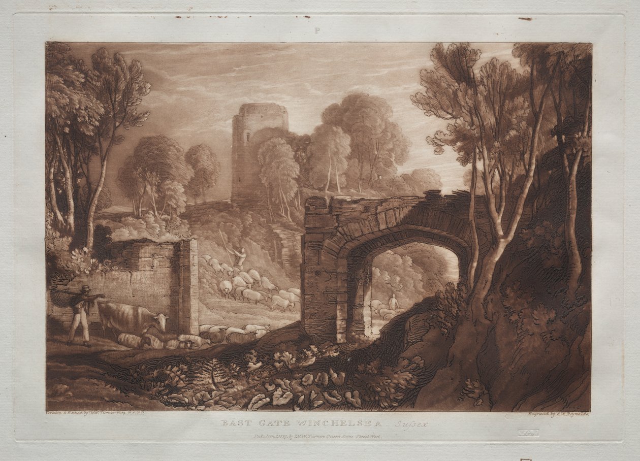 Liber Studioroom: East Gate, Winchelsea, Sussex tekijältä Joseph Mallord William Turner