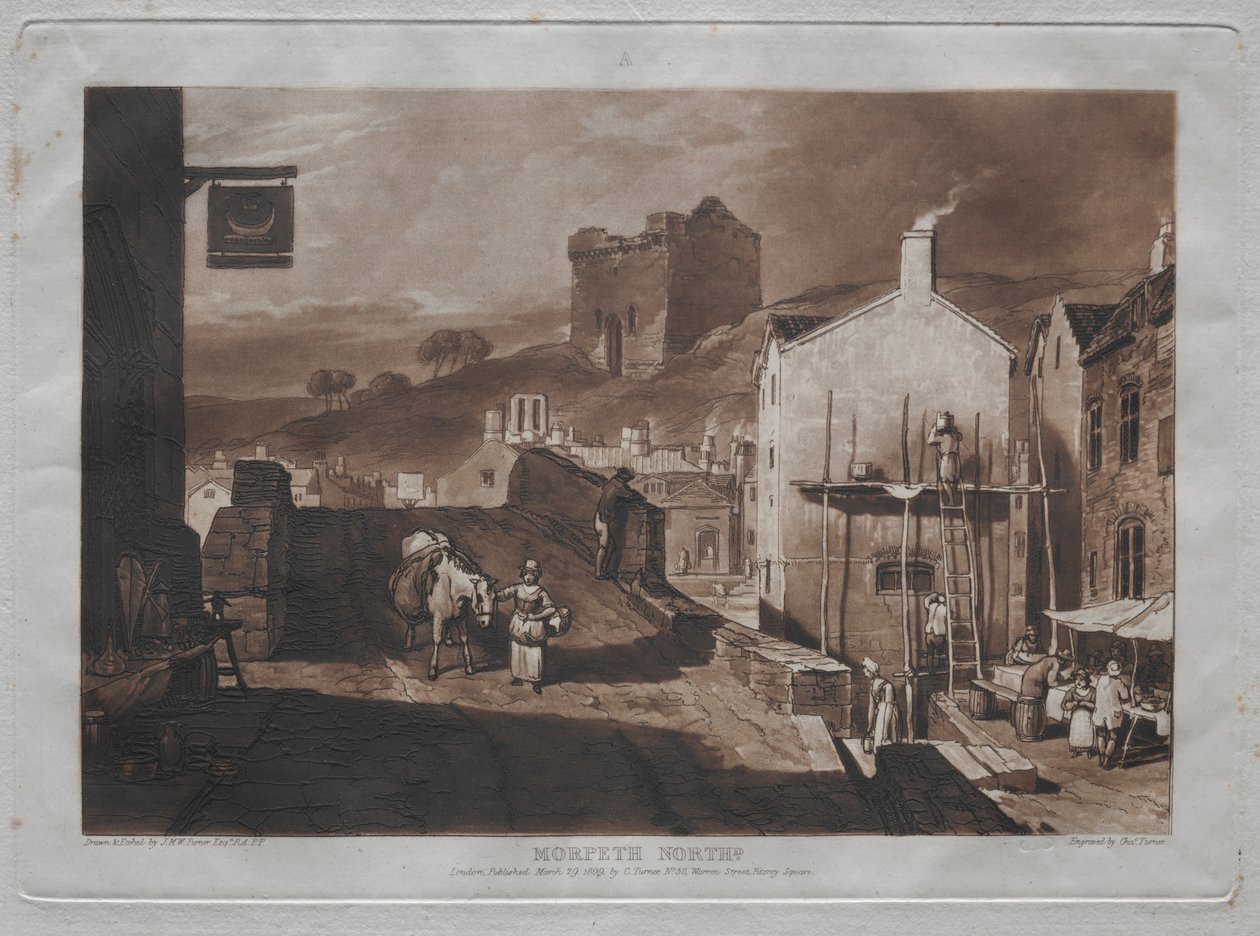 Tutkimuskirja: Morpeth North tekijältä Joseph Mallord William Turner