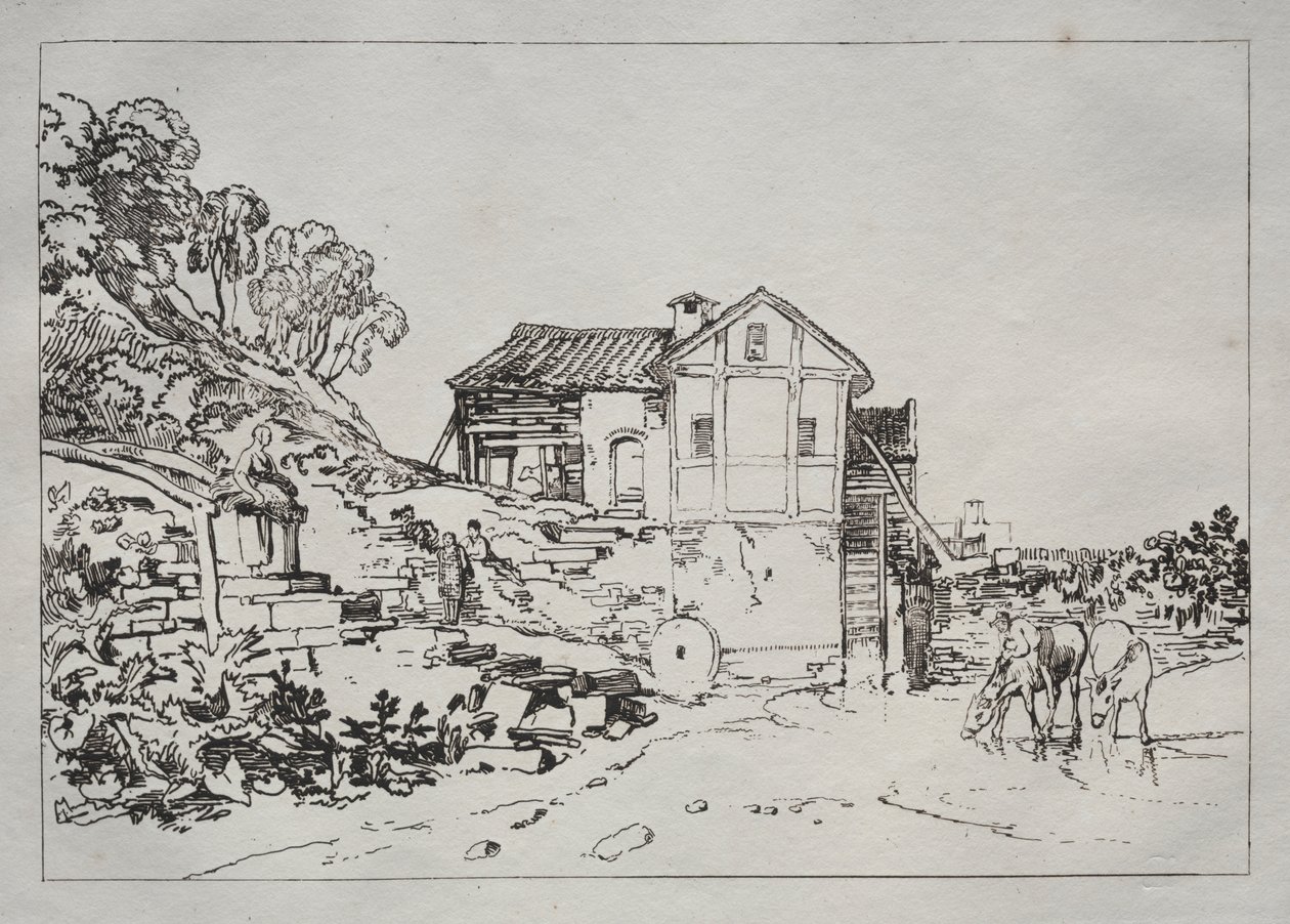 Oppikirja: Vesimylly tekijältä Joseph Mallord William Turner