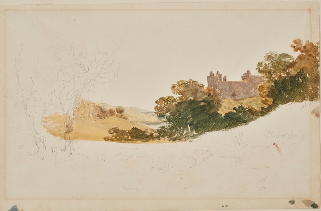 Linlithgowin linna, Skotlanti tekijältä Joseph Mallord William Turner