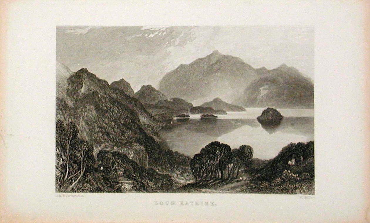 Loch Katrine tekijältä Joseph Mallord William Turner