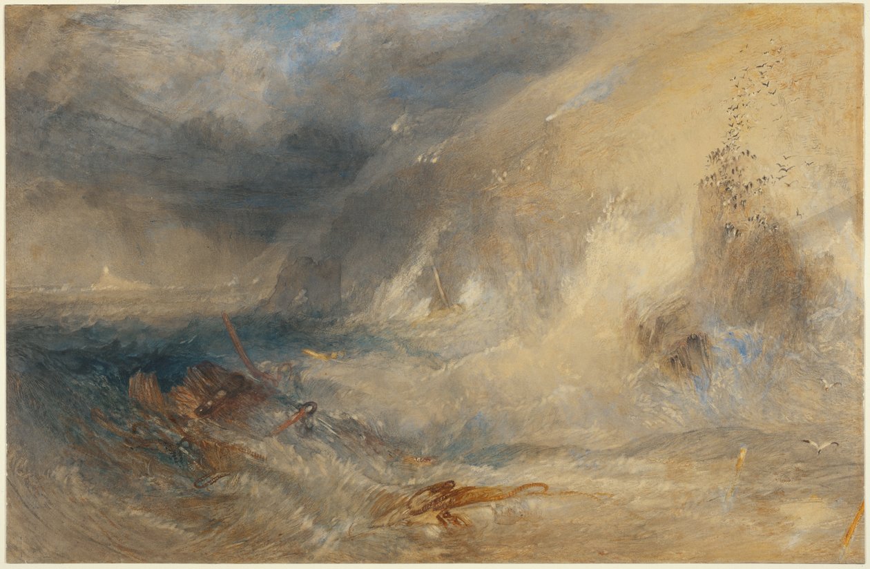 Longshipsin majakka, Land’s End tekijältä Joseph Mallord William Turner