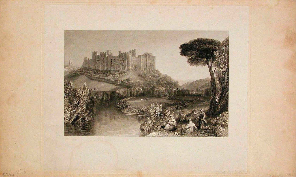 Ludlow Castle, Shropshire tekijältä Joseph Mallord William Turner