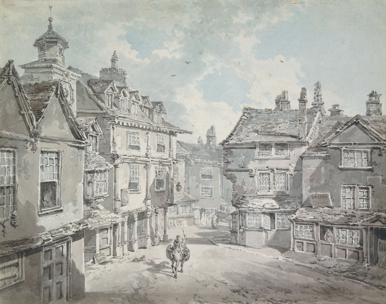 Market Street, Lichfield, tekijältä Joseph Mallord William Turner