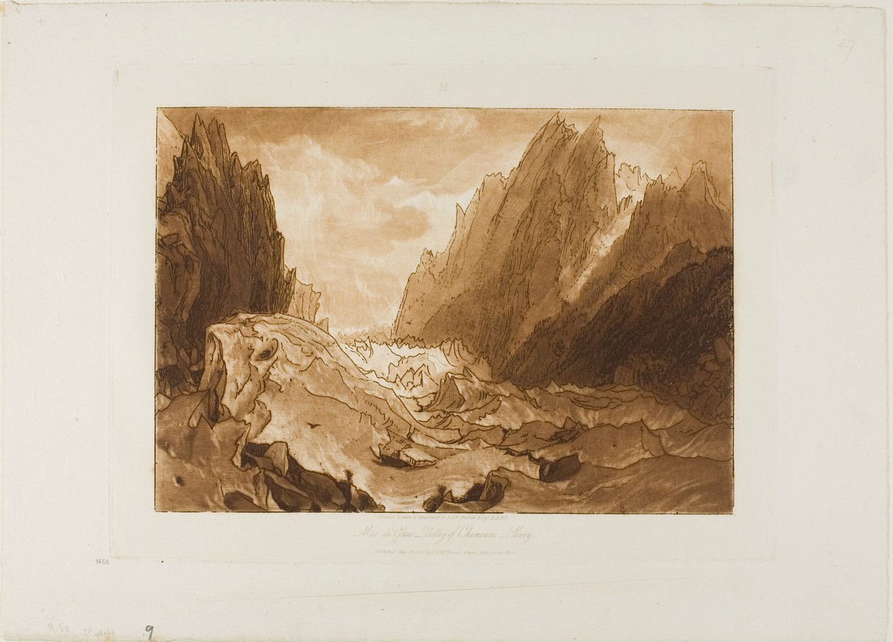 Mer de Glace, levy 50 Book of Studiesista tekijältä Joseph Mallord William Turner