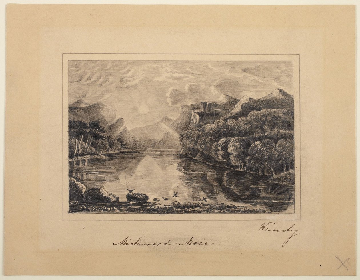 Mirkwood-järvi tekijältä Joseph Mallord William Turner