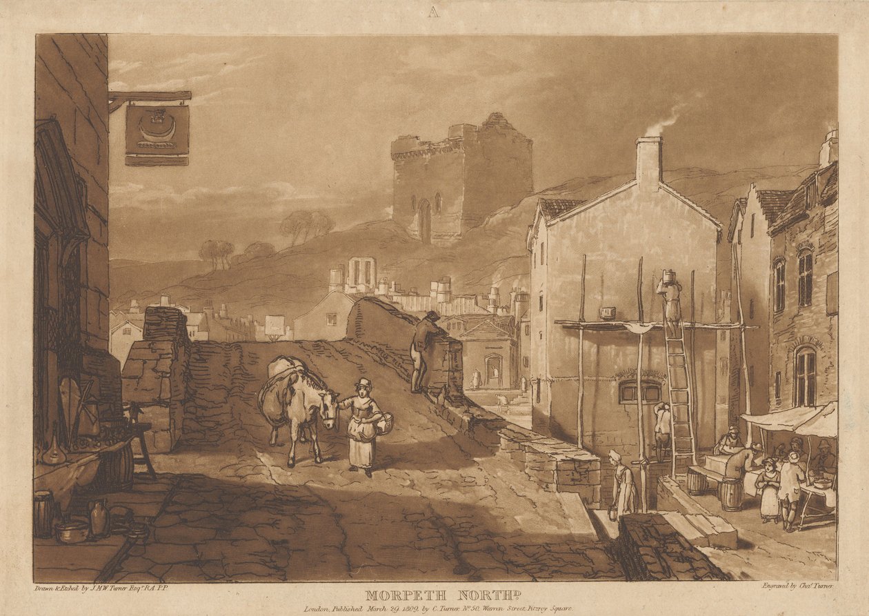 Morpeth, Northumberland tekijältä Joseph Mallord William Turner