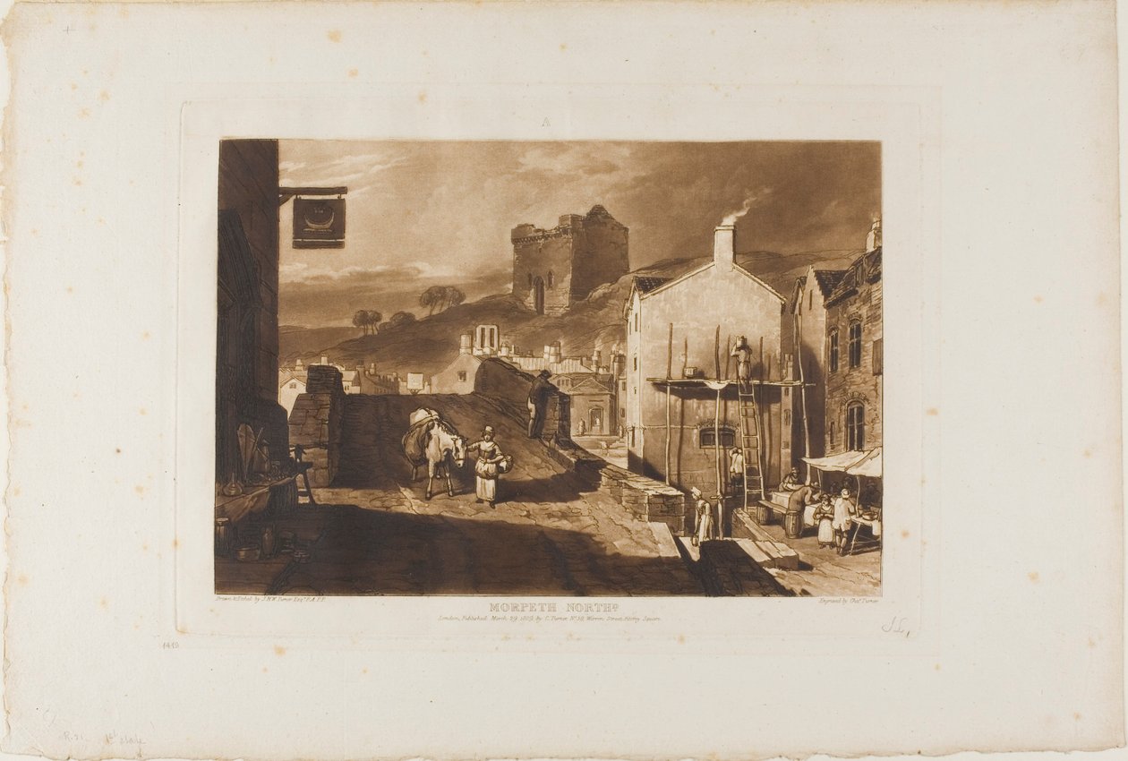 Morpeth, levy 21 Book of Studiesista tekijältä Joseph Mallord William Turner