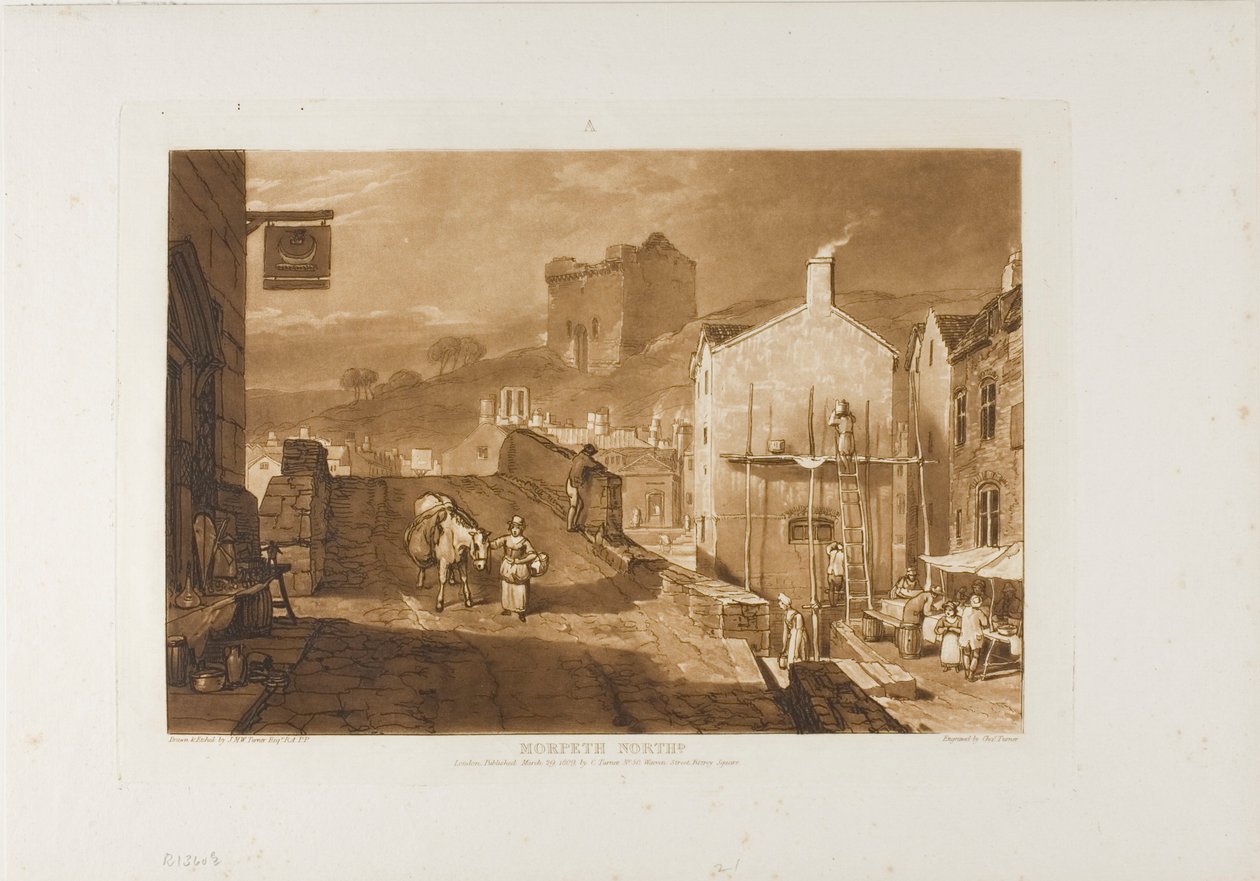 Morpeth, levy 21 Book of Studiesista tekijältä Joseph Mallord William Turner