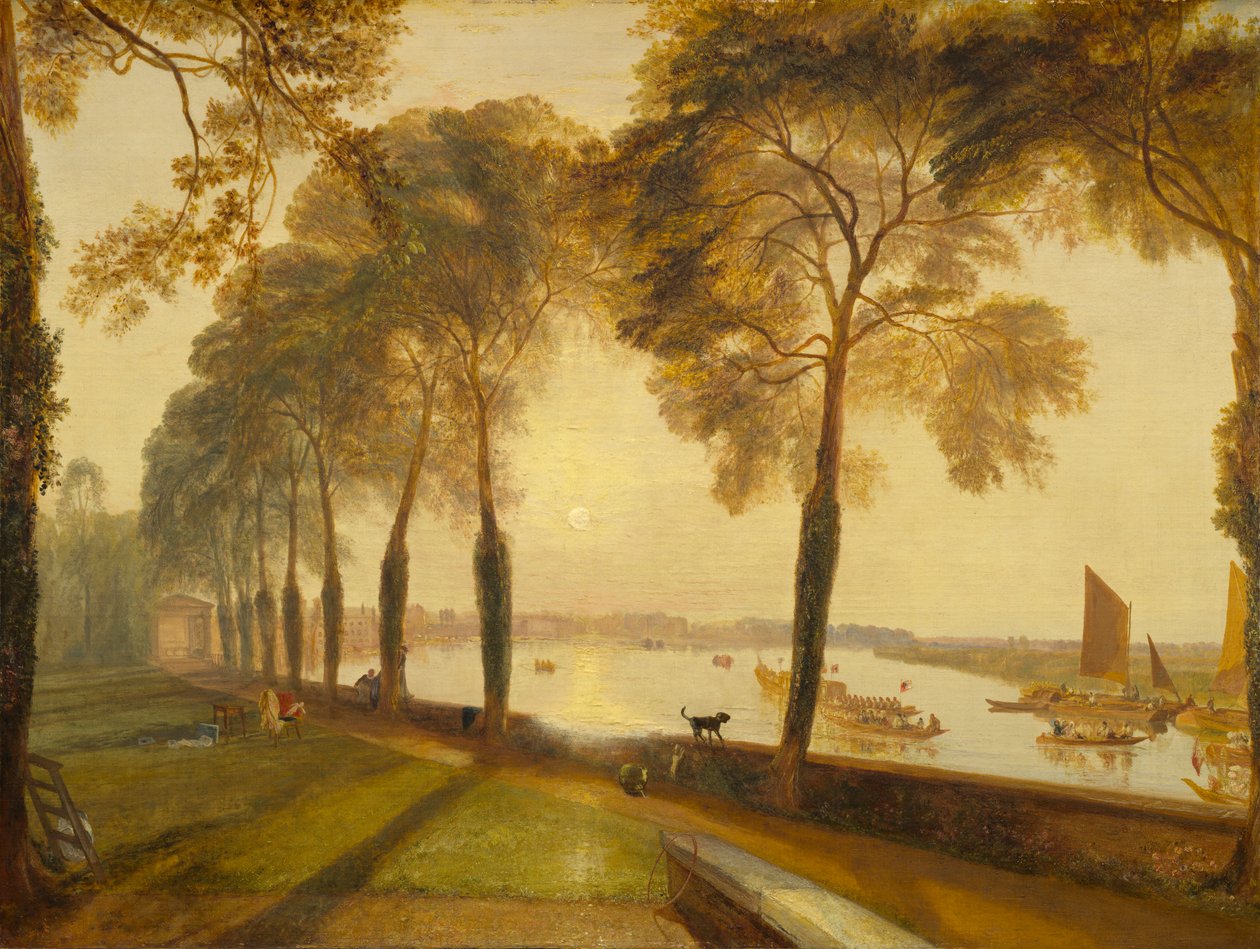Mortlake Terrace, 1827 tekijältä Joseph Mallord William Turner