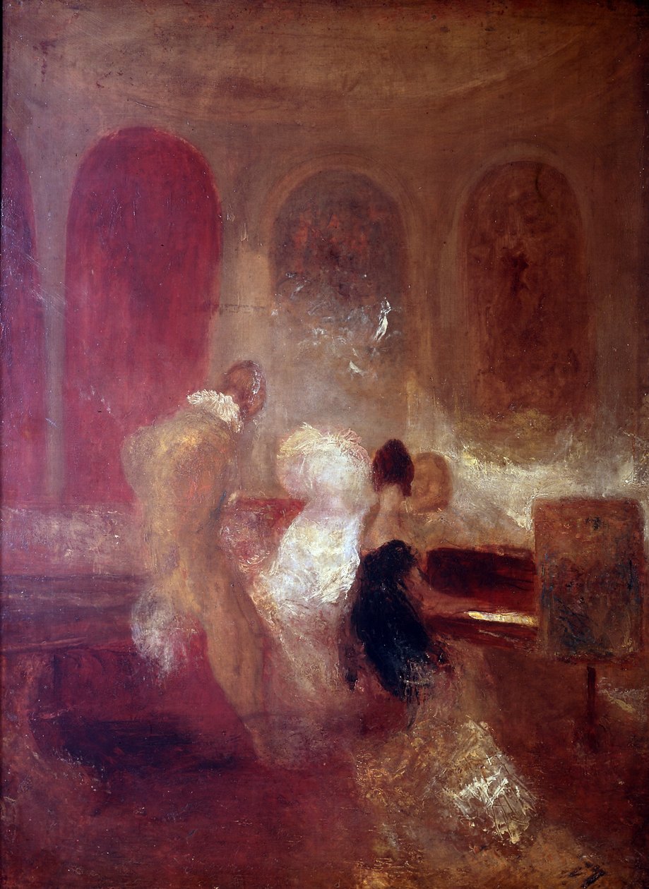 Musiikkijuhlat, East Cowesin linna, n. 1835 tekijältä Joseph Mallord William Turner