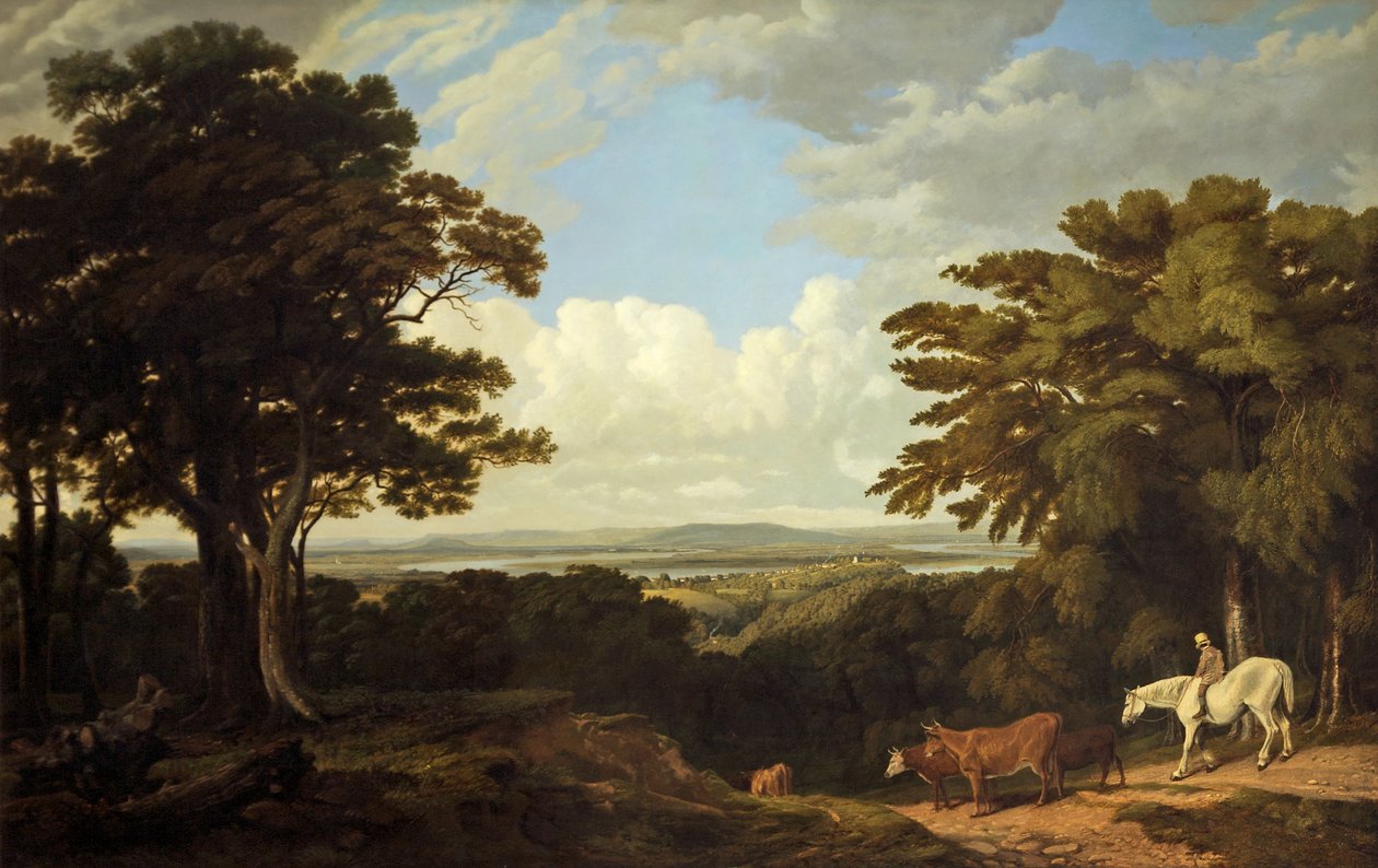 Newnham-on-Severn, Gloucestershire, Dean Hillistä tekijältä Joseph Mallord William Turner