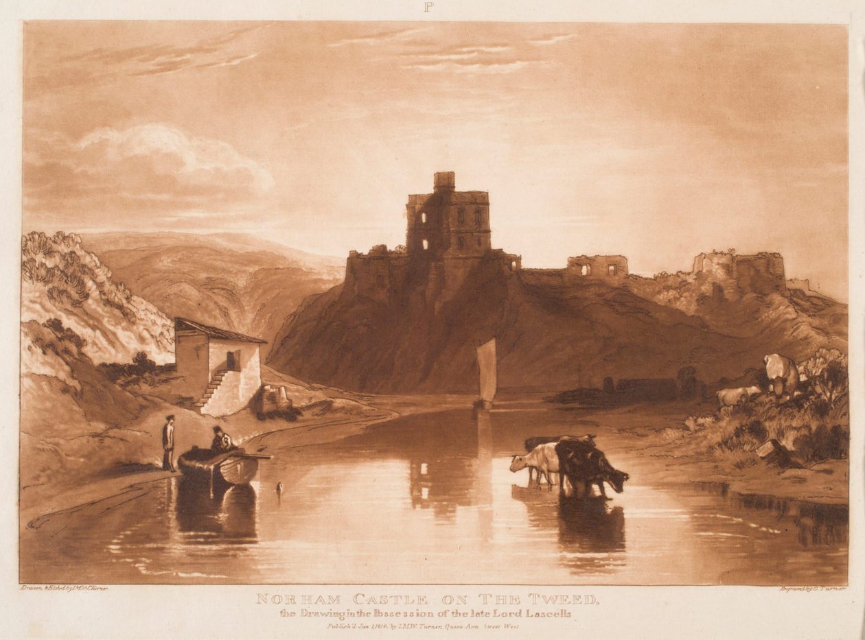 Norhamin linna tekijältä Joseph Mallord William Turner